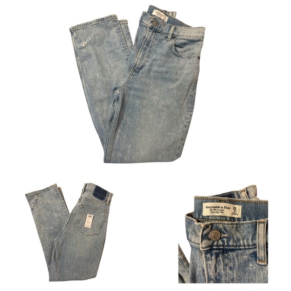 Abercrombie & Fitch Denim - Abercrombie & Fitch 90’s Straight Ultra High Rise Jeans